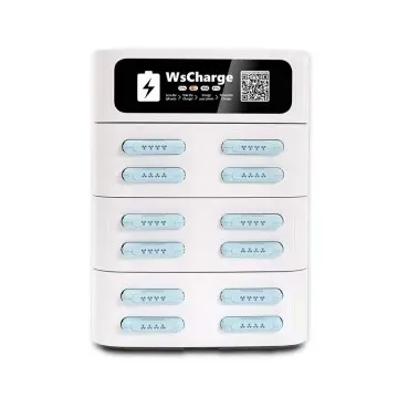 12 Slots Sharing Charge Station-white-without pos