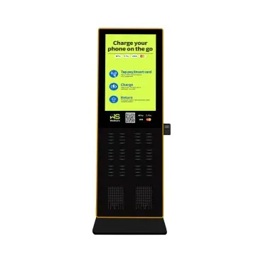 48 slots POS Charging Station Rental Vending Machine-black