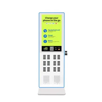 48 slots POS Charging Station Rental Vending Machine-white
