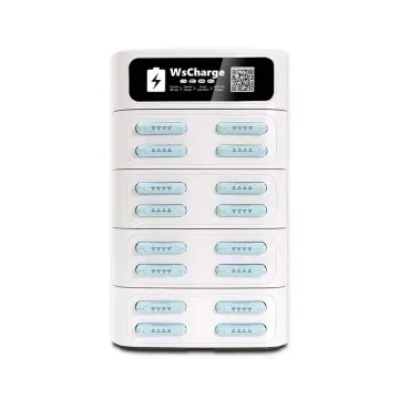 16 Slots Sharing Power Bank Rental Charge Station-white-without pos